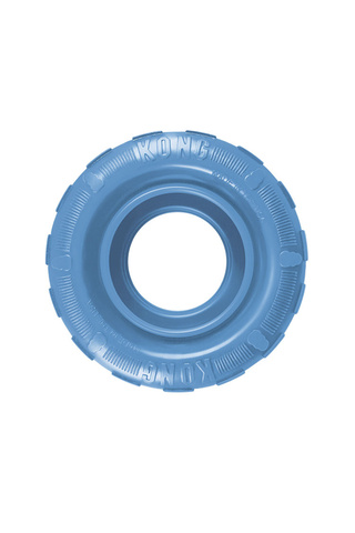 Kong Puppy Tires Delikli Tekerlek Şeklinde Çok Amaçlı Yavru Köpek Oyuncağı S