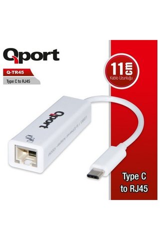Qport Q-TR45 Gigabit TypeC Harici Ethernet