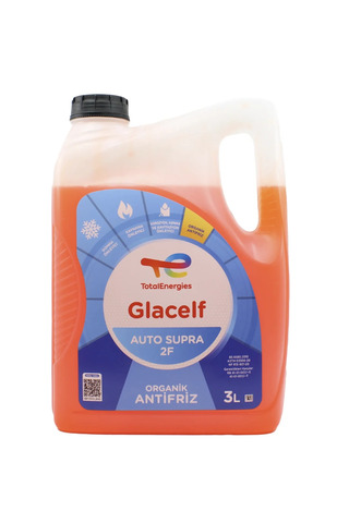 TOTAL Glacelf Auto Supra 2F Kırmızı Antifiriz 3 L. - ORJİNAL ÜRÜN GARANTİSİS