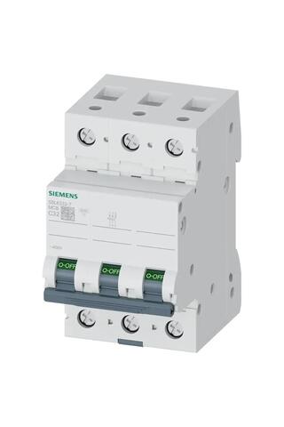 Siemens 5SL6332-7YA 3 Kutuplu C32 Otomatik Sigorta 6kA 32A