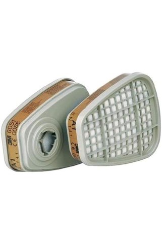 3M 6051 A1 Organik Gaz Buhar Filtresi (1 Takım)