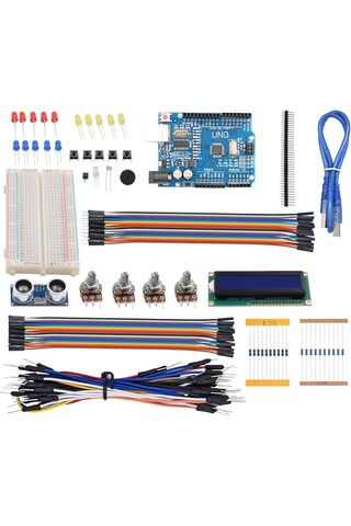 ayizi Arduino 124 Parça Uno R3 Robotik Kodlama Süper Başlangıç Seti T1