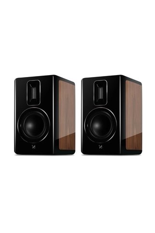 QUAD Revela 1 Bookshelf Highend Hoparlör (Parlak Ceviz)
