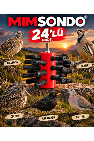 MİMSONDO 24 parmaklı Kanatlı hayvan tüy yolma aparatı
