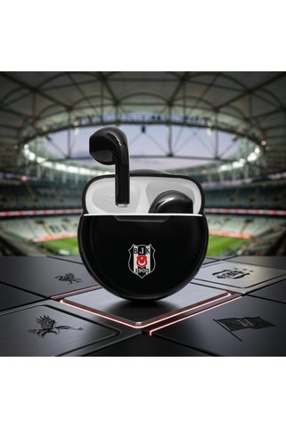 go smart Beşiktaş Lisanslı Taraftar Kablosuz Kulak Içi Kulaklık Lk-Tws-12-Bjk