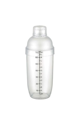 Biradlı Polikarbon Kokteyl Shaker (700cc) (6'li Paket), Profesyonel