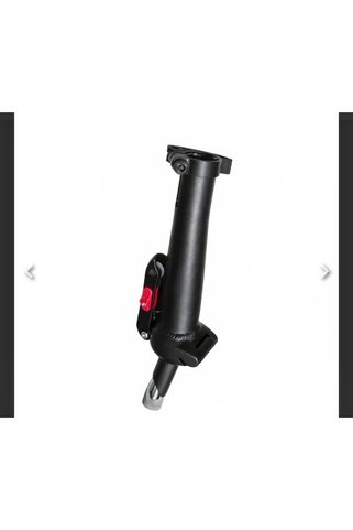 EMİNMOTOR Pedal Destekli Gidon Boğazı - Katlanır Bis., Alüminyum, 25.4, Siyah