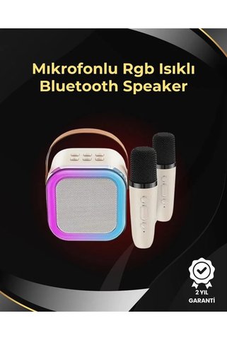 Kompakt Tasarımlı Ve Kolay Taşınabilir Karaoke Sistemi