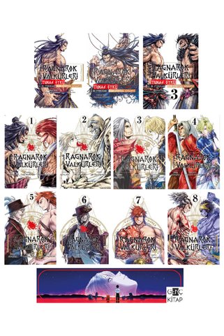 Komik Şeyler Ragnarok Valkürleri 1-2-3-4-5-6-7-8 + Tuhaf Öykü 1-2-3 Toplam 11 Cilt Manga Seti - Genç Kitap Ayraç Hediyeli