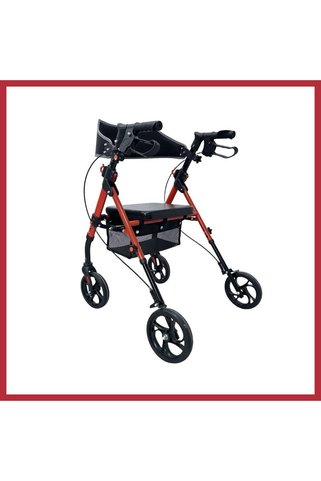 Bezos PR-885 Alüminyum Lüks Rollator (Tekerlekli Yürüteç) STRSNL