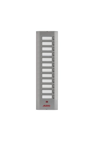 AUDİO 006225E12 Konsept Serisi 12 Butonlu Yan Sıra Sesli Zil Paneli (006225 U)