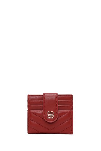 Derimod Kadın Bordo Kapitone Kartlık 000A2D5621KP