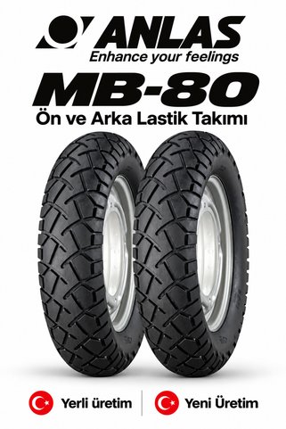 ANLAS Mondial 125 ZNU MB-80 Ön ve Arka Lastik Takımı