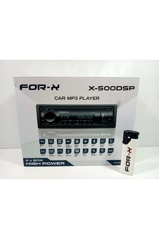 For-X Teyp + Çakmak – X-500DSP 4x60w – 3 Amfi Çıkışlı Tesisat Teybi - PH