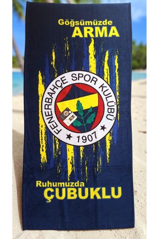 Taç Fenerbahçe Lisanslı Özel Seri Plaj Havlusu