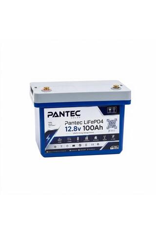 Pantec Solar Pantec 12.8V 100Ah 1.28kWh LiFePO4 Lityum Akü