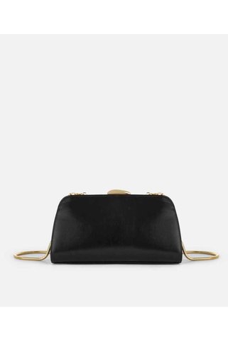 İpekyol Deri görünümlü zincir askılı clutch