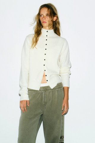 H&M Bukle Triko Hırka