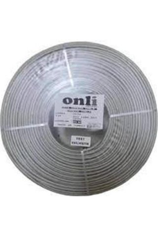 ONLİ ShakkkMarket 2+1 PE 1x0,50 mini Coax 2x0,50mm 500 metre Dış Ortam CCA Kamera Kablosu