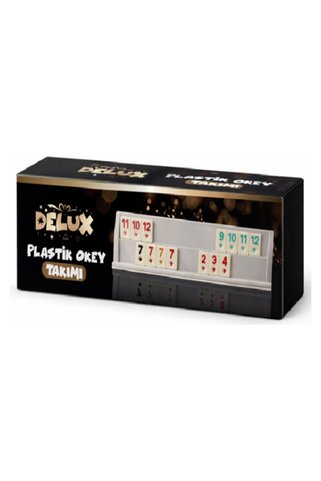 Delux 4 Adet Plastik Okey Takımı