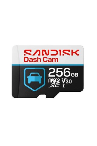 SanDisk Dash Cam 256GB 100/40MB/s microSDXC V30 Araç Kamerası Hafıza Kartı SDSQQNR-256G-GU6SN