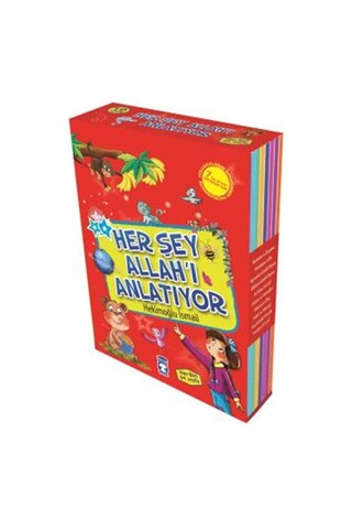 Timaş Çocuk TİMAŞ BASIM Her Şey Allah’ı Anlatıyor Set 10 Kitap Hekimoğlu İsmail 6 - 8 Yaş Eğitici Kitaplar