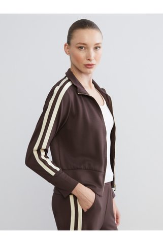 LC Waikiki Dik Yaka Kadın Fermuarlı Sweatshirt