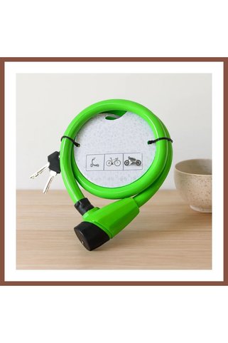 Bezos Çelik Tel Motor ve Bisiklet Kilit 18mm x 100cm Anahtarlı DRY