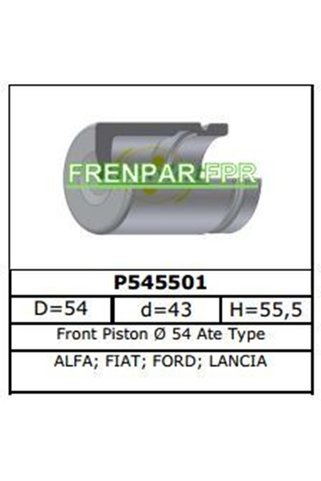 FPR Fren Kaliper Pistonu Ön Alfa Romeo, Fiat, Ford