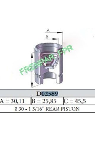 FPR Fren Kaliper Pistonu Arka Daihatsu, Mazda, Suzuki