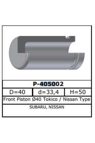FPR Fren Kaliper Pistonu Nissan Maxima Ön