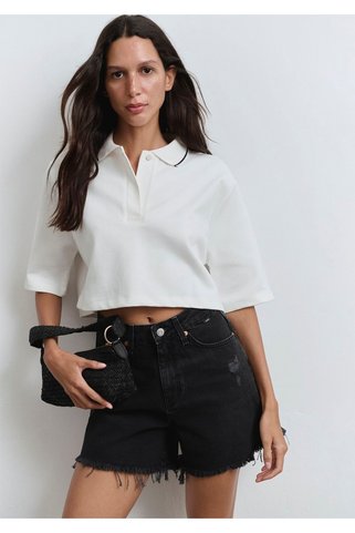 Mavi Millie Antrasit Jean Şort 1458981230