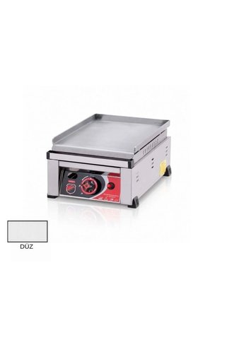 Işıkgaz Silverinox Tüplü Set Üstü Düz Pleyt Izgara 30 Cm