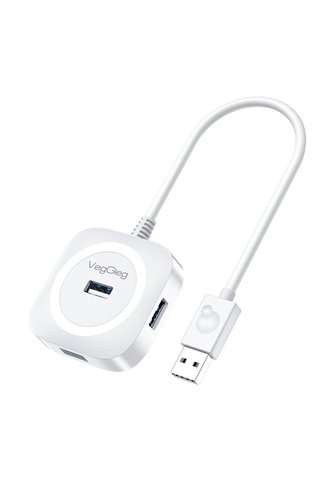 Veggieg 4 Portlu USB 2.0 Çoklayıcı Hub Beyaz