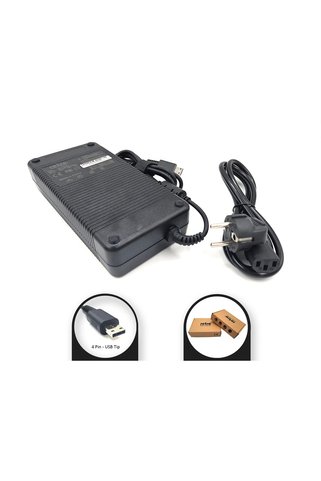 Retro 19.5V 16.92A 330W Dikdörtgen Uçlu Adaptör
