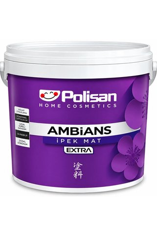 Polisan Ambians Extra Silikonlu İpek Mat İç Cephe Boyası 2.5 Lt