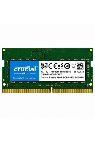 Crucial 16GB DDR4 3200MHZ CL22 Notebook Ram Kutusuz CB16GS3200E.C8FT
