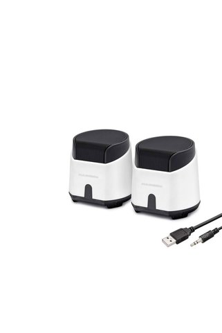 Marsilyan Masaüstü Hoparlör 1+1 USB + 3.5mm - Beyaz HD6024W TG-BSVA43