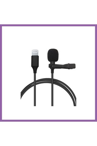 Bezos Lightning 2 Metre Double Mikrofon - Siyah BZSSS