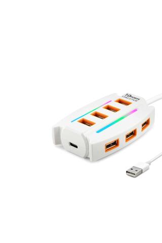 Marsilyan Usb Rgb Hub 10 Port 480 Mbps 1.2 M Beyaz HDX7037 TG-BSVA43