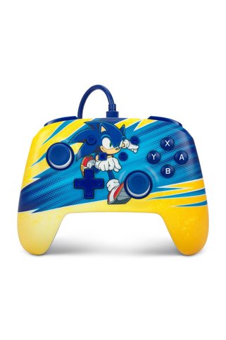 Powera Switch için geliştirilmiş kablolu Controller – Sonic-Boost, Gamepad, oyun kumandası,