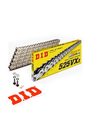 D.I.D DID 525VX3-116 LİNK GÜMÜŞ ZİNCİR (X-RİNG) | BMW F700 GS 2015&700CC