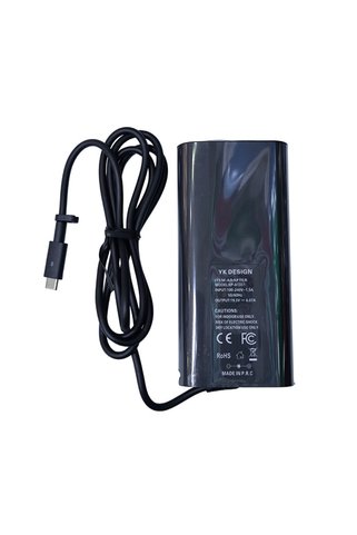 yk desing Dell Uyumlu 130W Type-C Adaptör Şarj Cihazı (19.5V 6.67A) XPS Precision Serisi