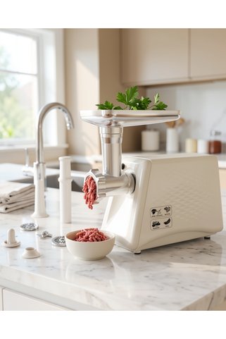 tecnocom Et Kıyma Makinesi 2,5 Kg Dakikada Kapasiteli Paslanmaz Bıçaklı