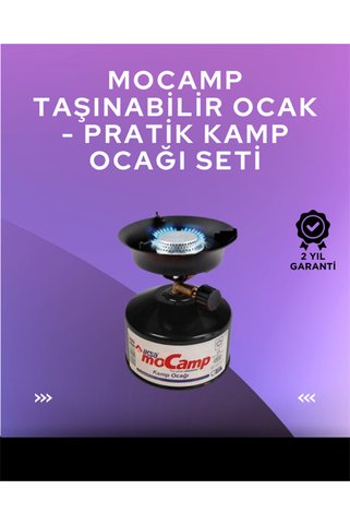 tecnocom Hafif ve Kompakt Tasarımlı Taşınabilir Kamp Ocağı – Ergonomik Kullanım