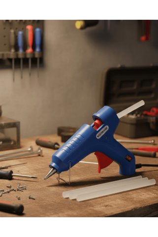 Marsilyan Hobi ve Tamir İçin 80 W Silikon Tabancası 11 mm Uyumlu 5 Silikon Hediyeli TKNDY-BSVA
