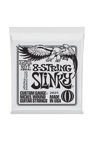 Ernie Ball Slinky 8 Telli Nikel Elektro Gitar Telleri, Ölçü 10-74