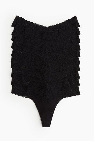 H&M 10'lu Dantel Thong Külot