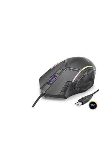 Skygo Mouse 12800 Dpi 12 Tuş Makro 1000Hz Rgb - Siyah X15