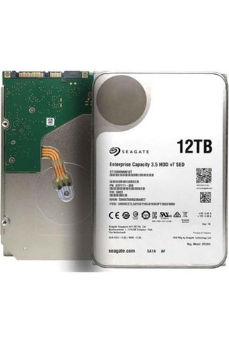 Seagate 12Tb St12000Nm0127 Skyhawk 3.5" 7200Rpm 256Mb Sata 3 7-24 Harddisk (İthalat)